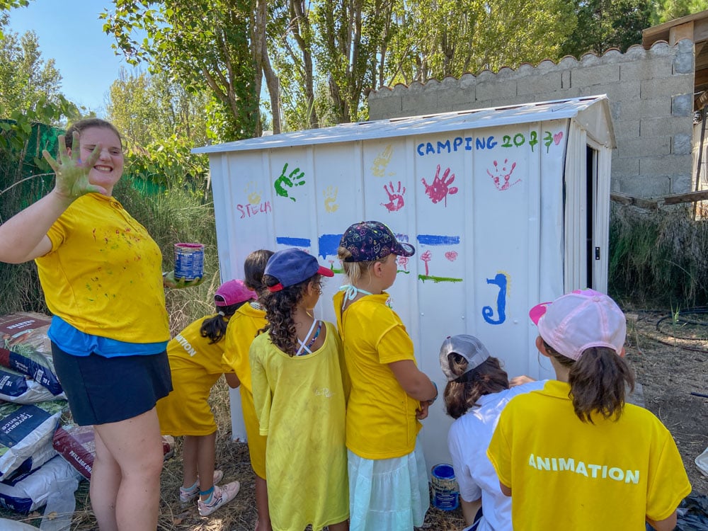 animations camping pour les enfants