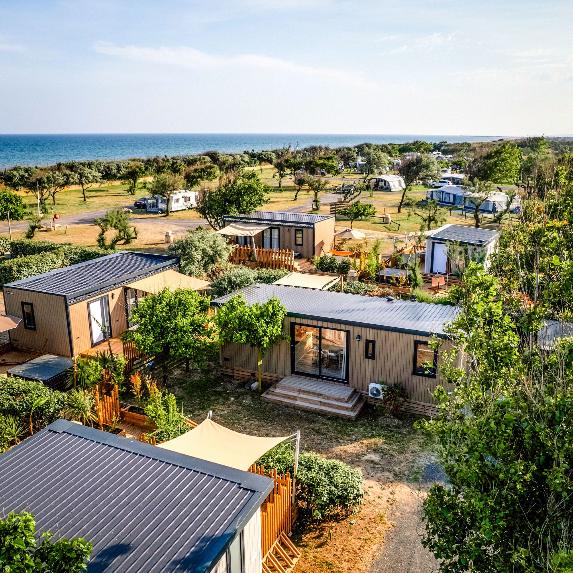 camping aan zee Hérault